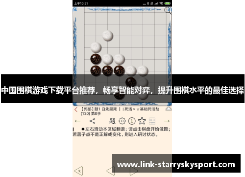 中国围棋游戏下载平台推荐，畅享智能对弈，提升围棋水平的最佳选择